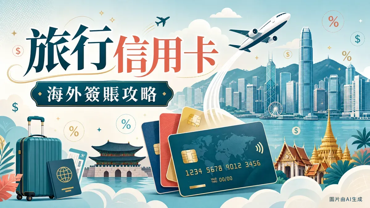信用卡旅遊回贈推薦2026：8張旅行卡最抵簽攻略（Q2更新）