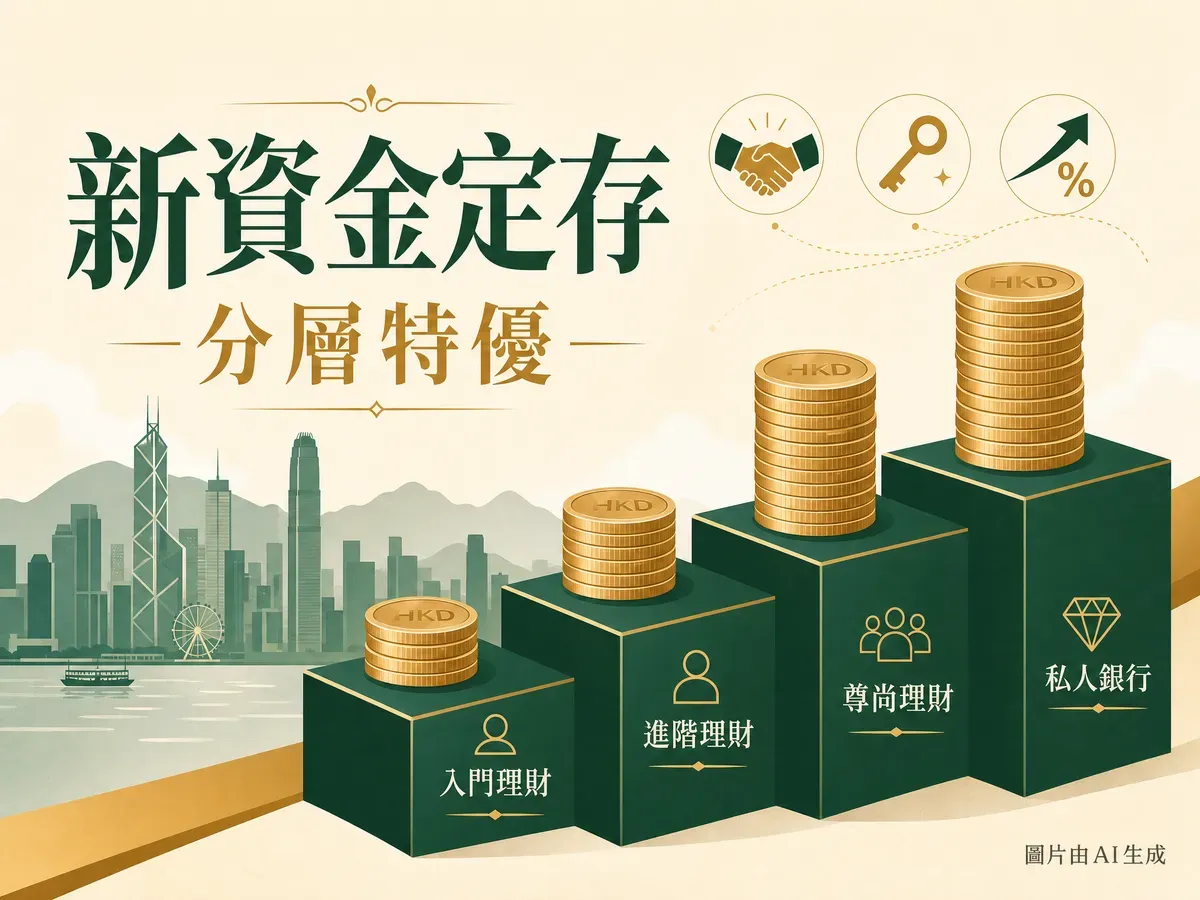 恒生 HKD 定期存款2026：四分層特優年利率2.20%完整對照（5月11日更新）