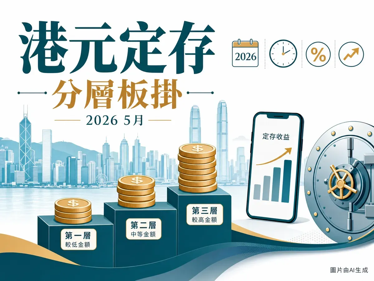 livi bank HKD 定期存款2026：分層板掛12個月2.50%、HKD500起存完整攻略（5月21日更新）