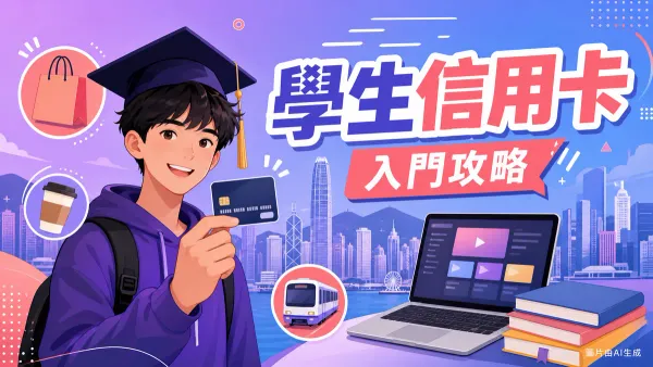 2026年香港學生信用卡比較：8張免入息大學生信用卡推薦