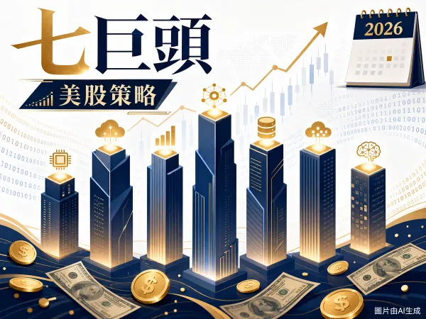 Magnificent 7 美股七巨頭 2026 ETF 月供策略示意圖